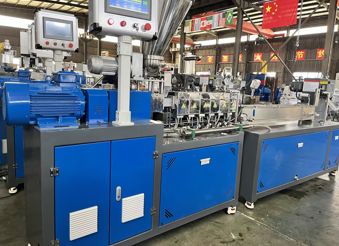 خرید قیمت مشخصات دستگاه گرانول ساز کامپاندر اکسترودر آزمایشگاهی دو ماردون