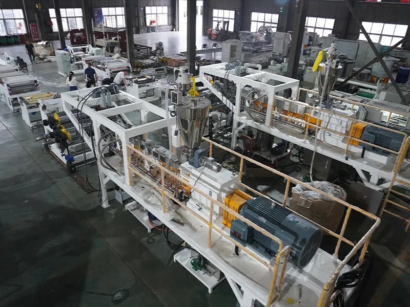 خرید قیمت و مشخصات دستگاه خط تولید ورق پت PET پلی اتیلن ترفتالات