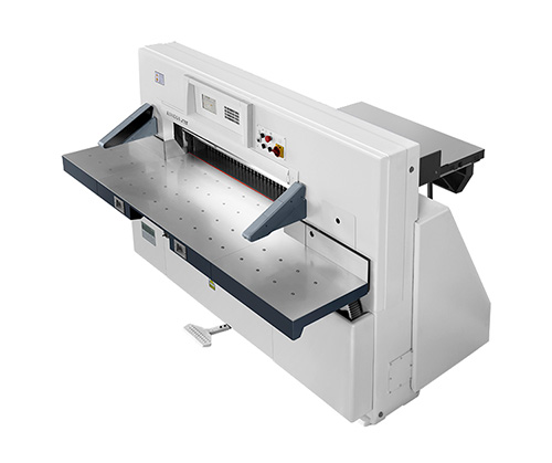 خرید قیمت و مشخصات دستگاه برش هیدرولیک گیوتین کاغذ دهنه ۱۱۵